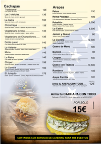 cacahapas y arepas